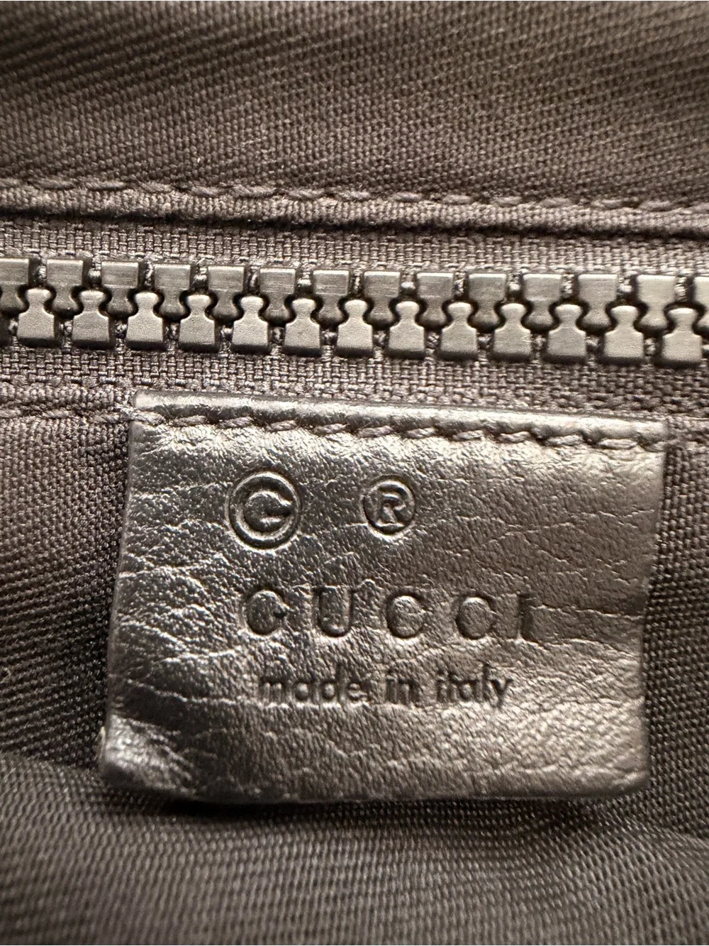 Gucci Black GG Nylon Messenger Crossbody with Striped Strap